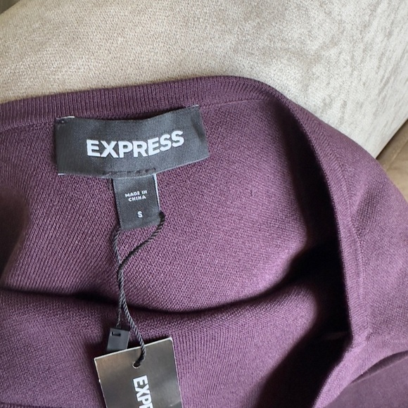 Express One-Shoulder Dress in Rich Plum - Picture 2 of 6